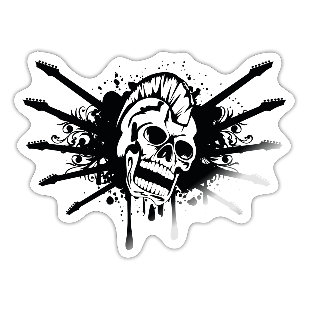 Rock's Not Dead Sticker - white glossy