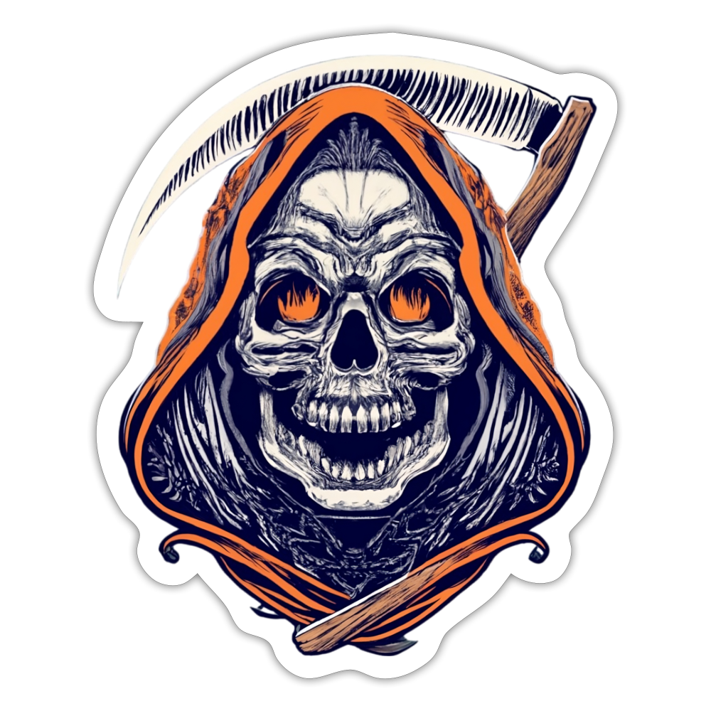 Messenger of Death Sticker - white matte