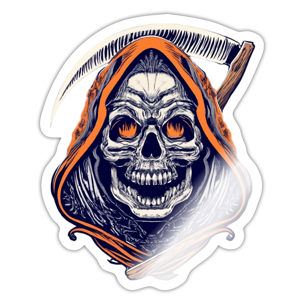 Messenger of Death Sticker - white glossy