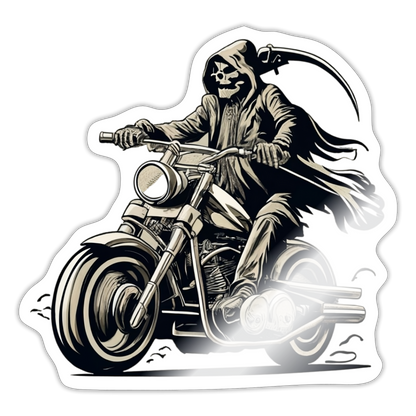 Reaper MC Sticker - white glossy