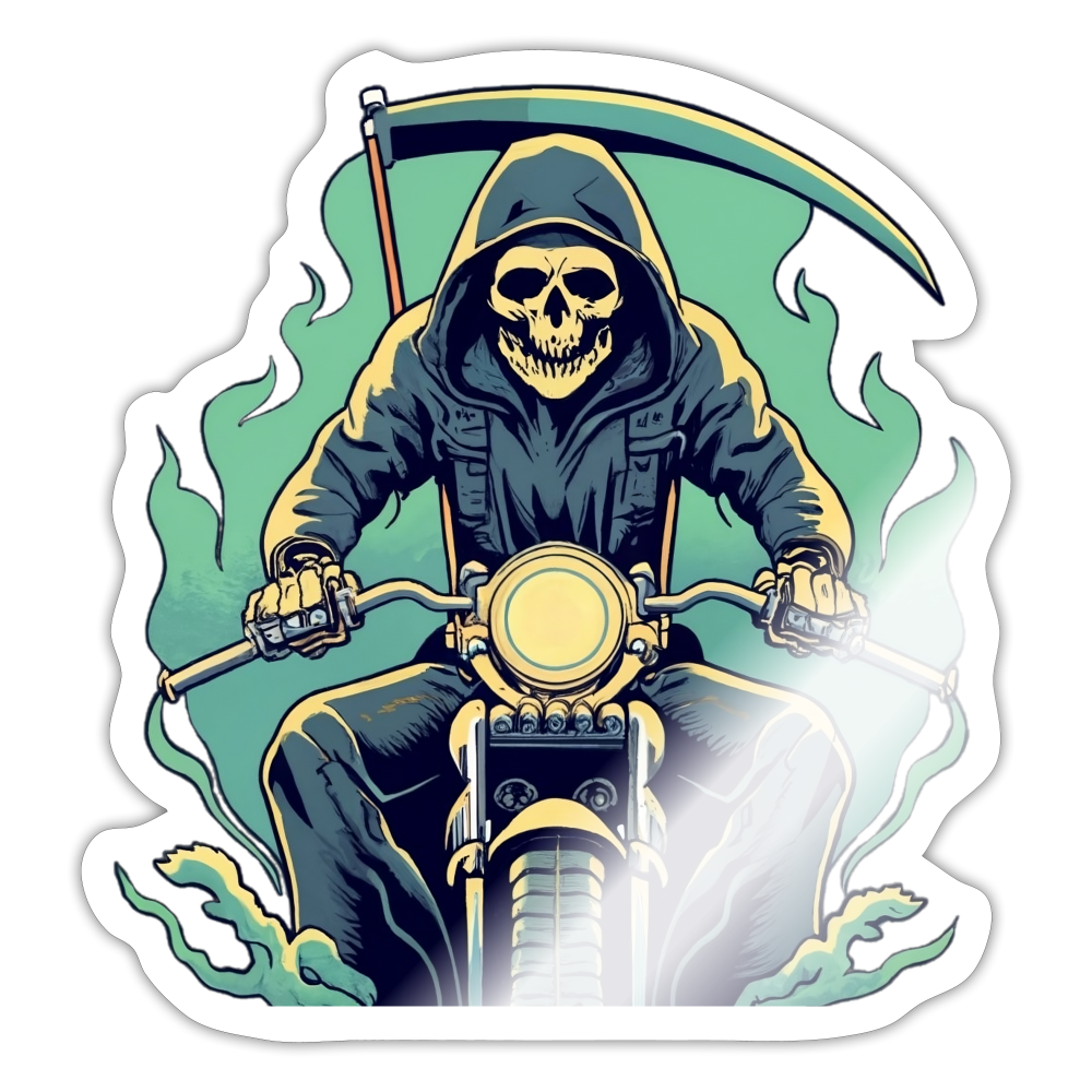 Reaper MC v2 Sticker - white glossy