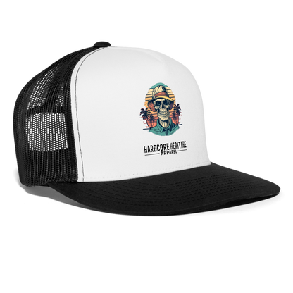 Island Retreat Trucker Hat - white/black