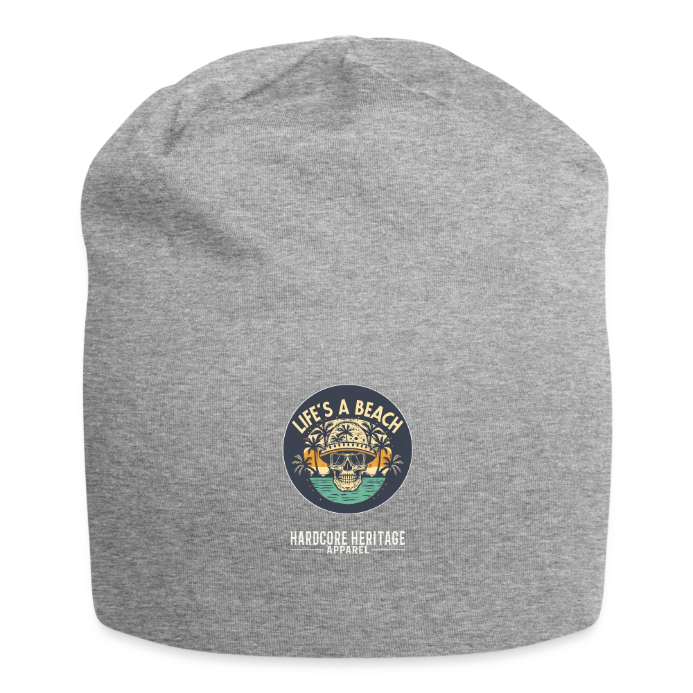 Life's a Beach Beanie - heather gray