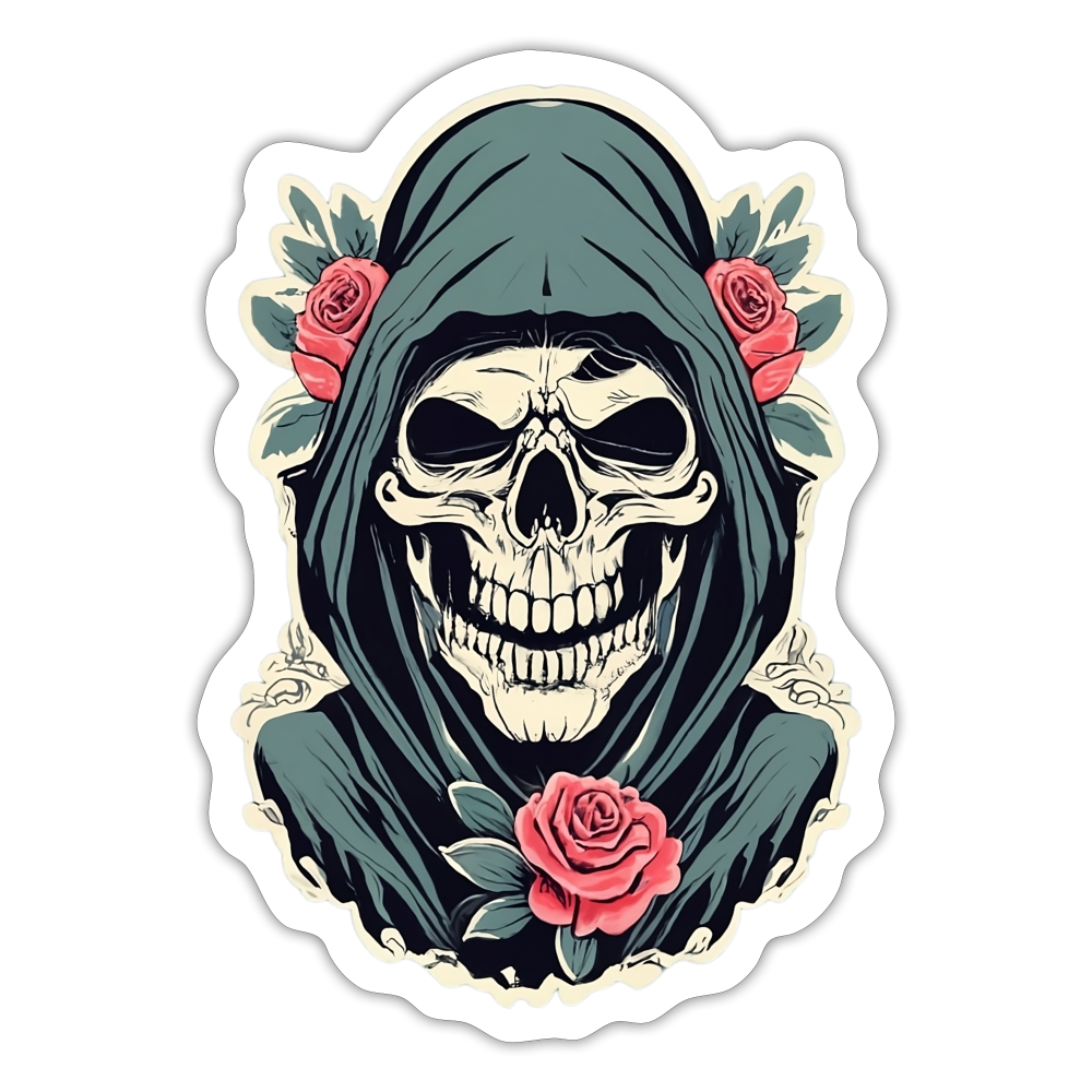 Death's Lover Sticker - white matte