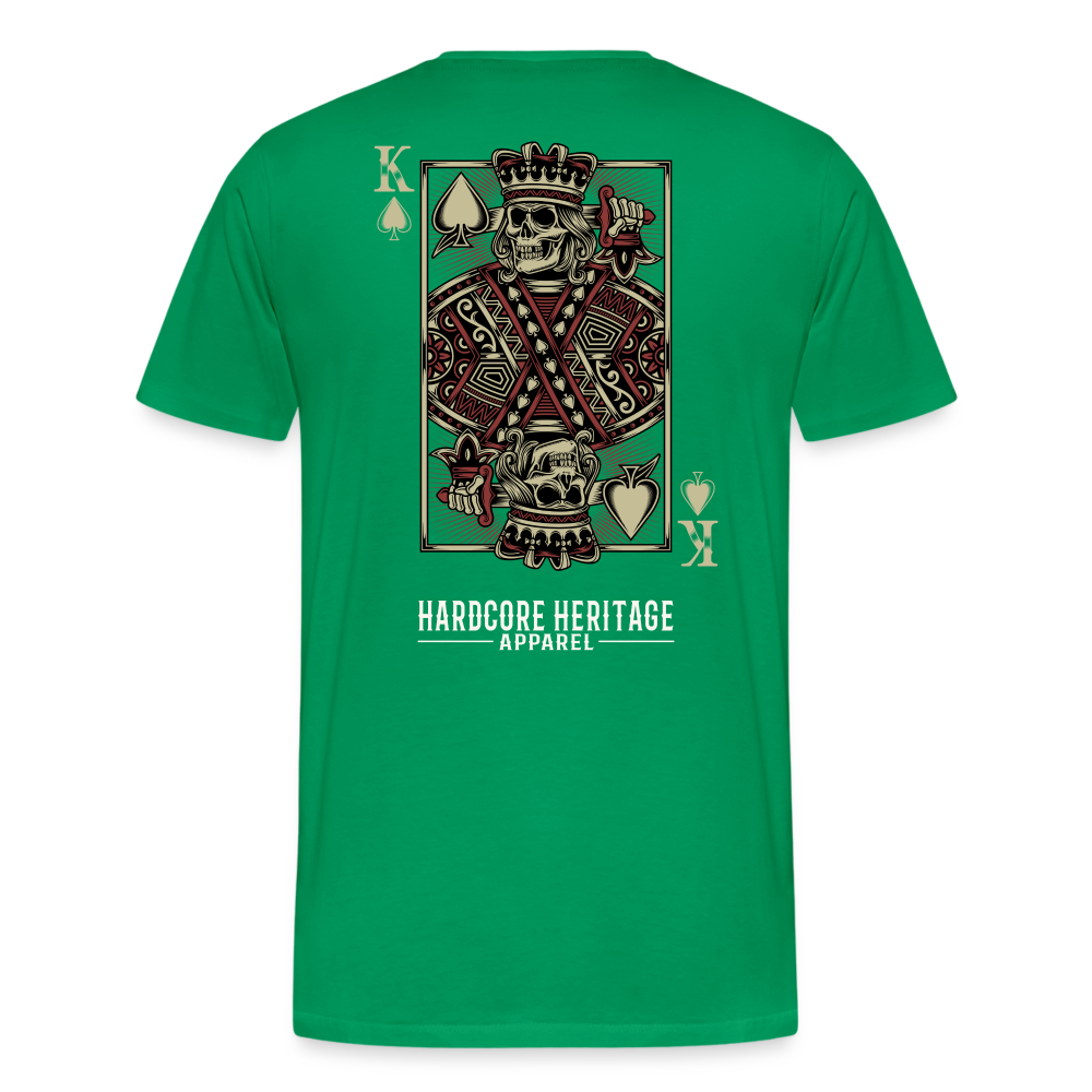 King of Hearts Tee - kelly green