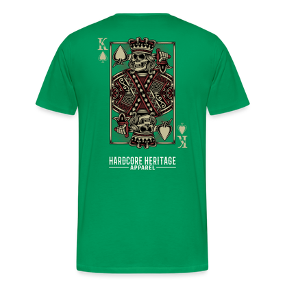 King of Hearts Tee - kelly green