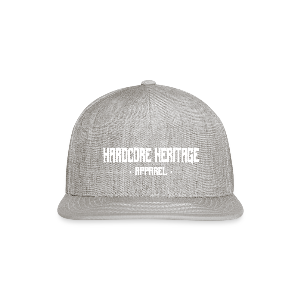 Ghoul Logo Snapback - heather gray