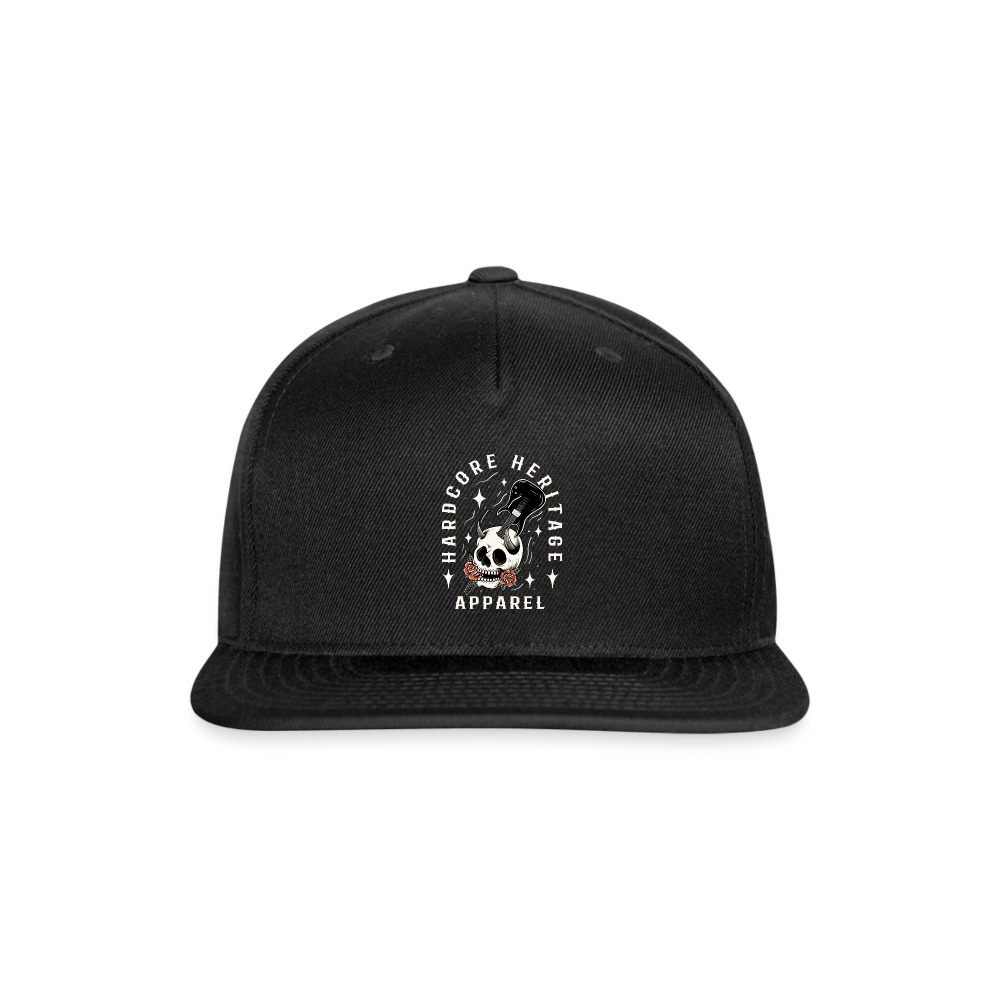 Hardcore Band Snapback - black