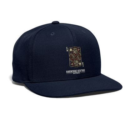 King of Hearts Snapback - navy