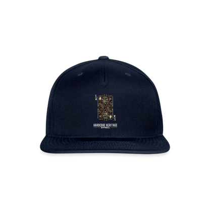 King of Hearts Snapback - navy