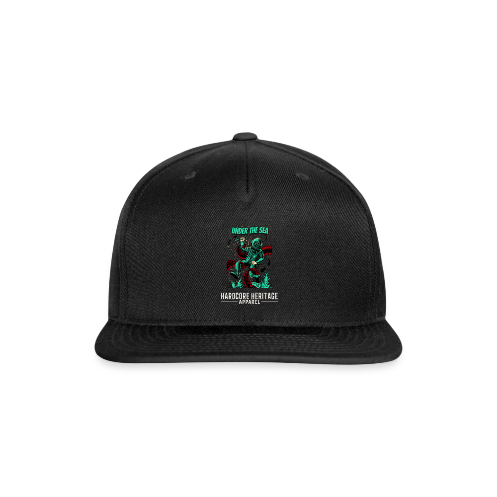 Ocean Dweller Snapback - black