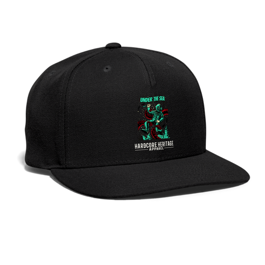 Ocean Dweller Snapback - black