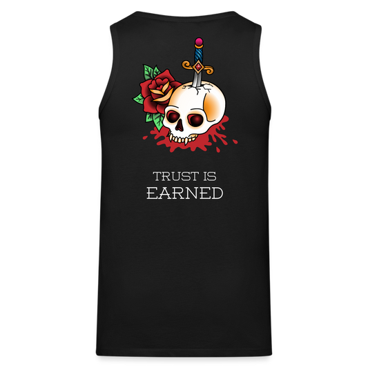 Trust is Earned Tank - black