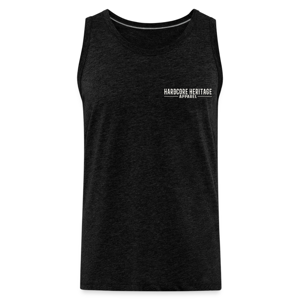 King of Hearts Tank - charcoal grey