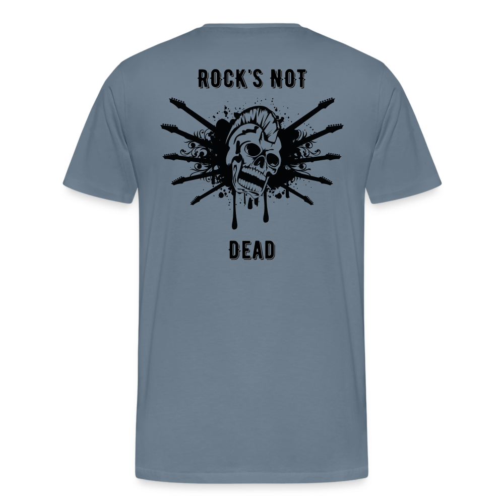 Rock's Not Dead Tee - steel blue