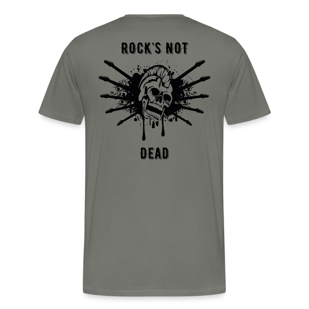 Rock's Not Dead Tee - asphalt gray