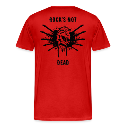 Rock's Not Dead Tee - red