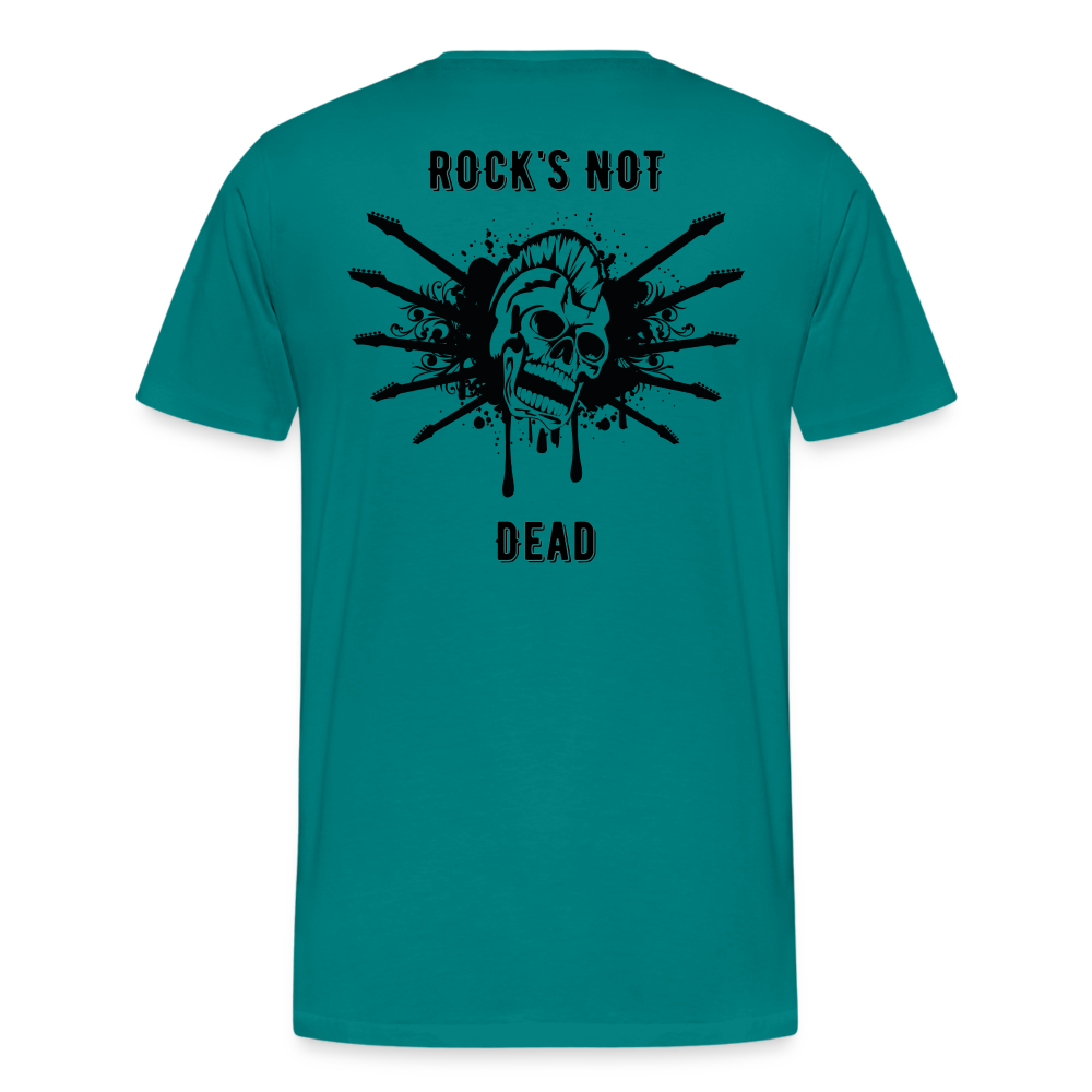 Rock's Not Dead Tee - teal