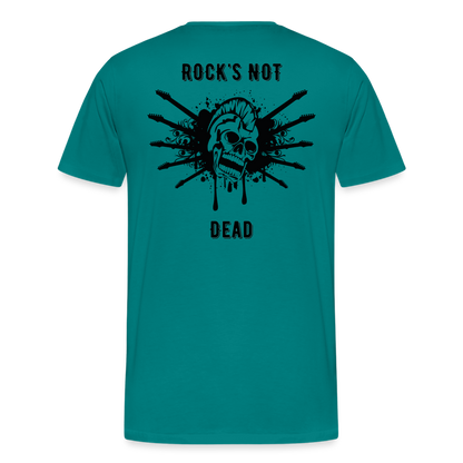 Rock's Not Dead Tee - teal