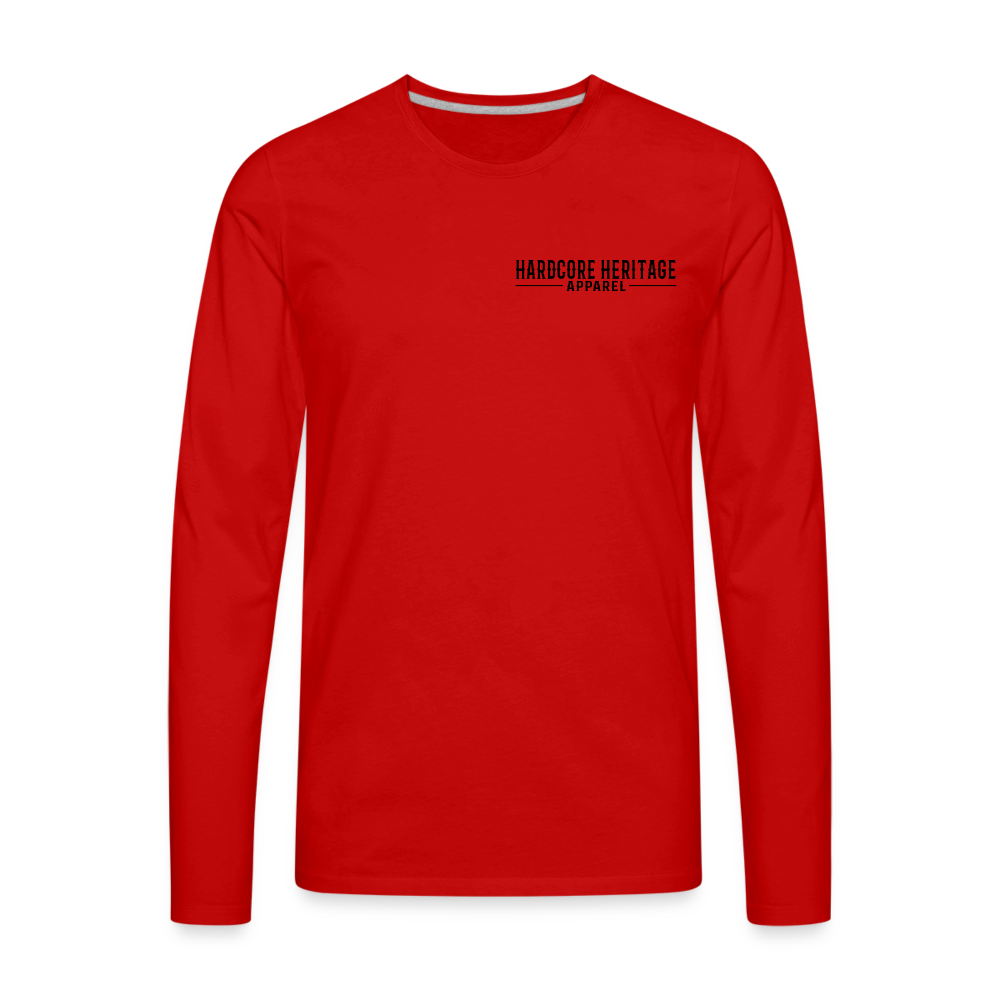 Rock's Not Dead Long Sleeve Tee - red