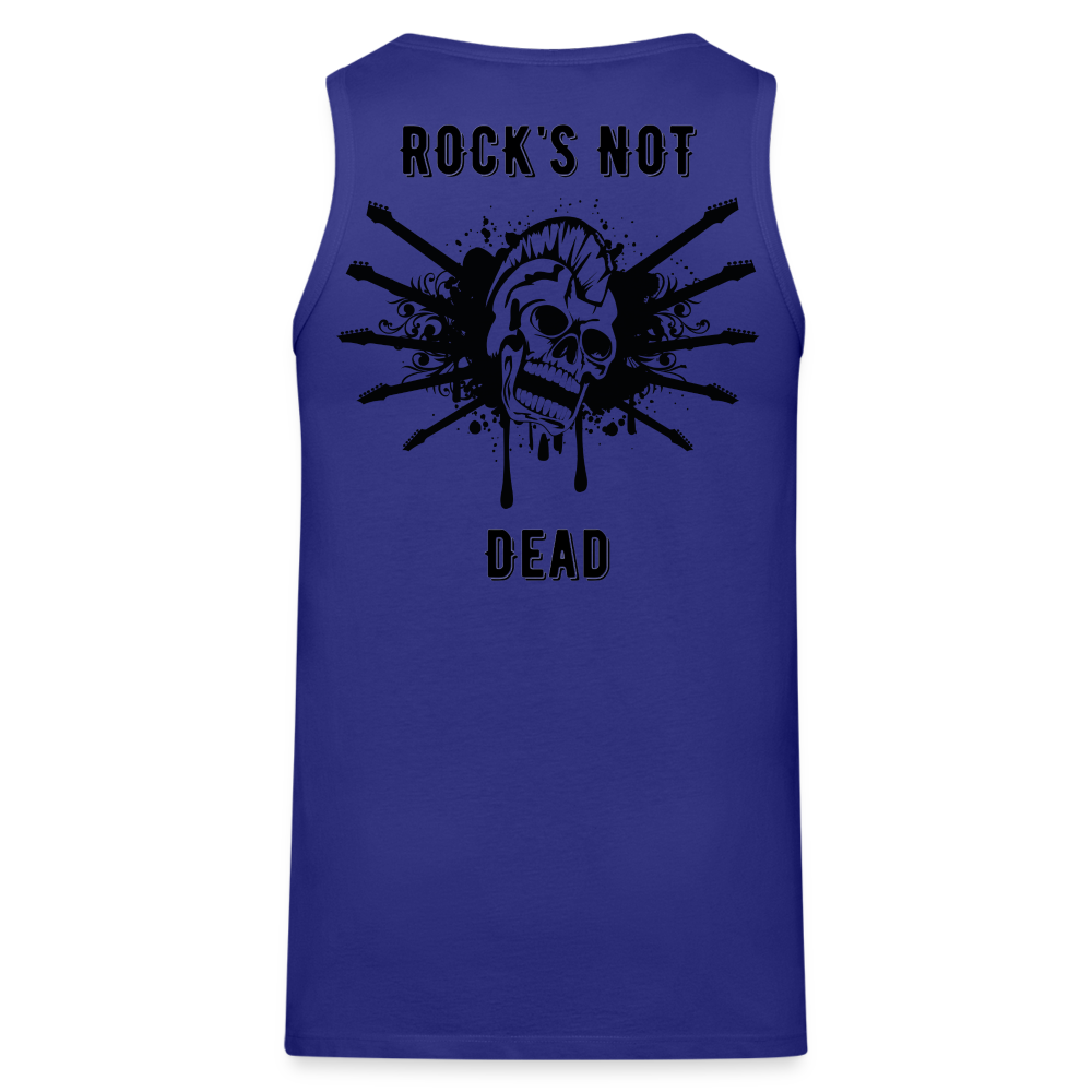 Rock's Not Dead Tank - royal blue