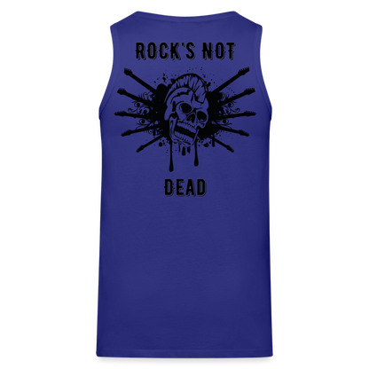 Rock's Not Dead Tank - royal blue