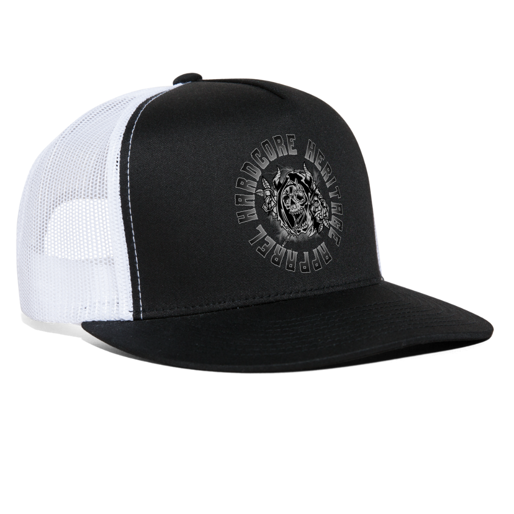 Ghoul Trucker Hat - black/white