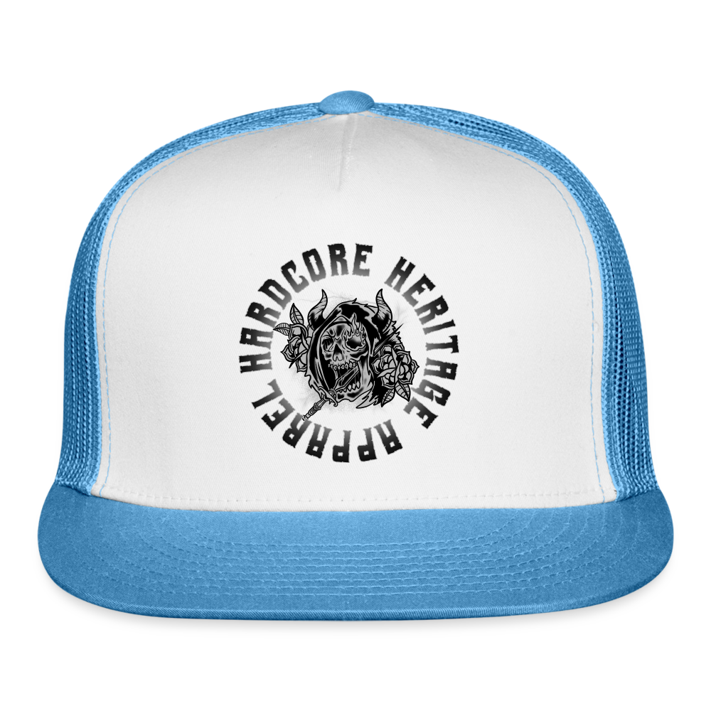 Ghoul Trucker Hat - white/blue