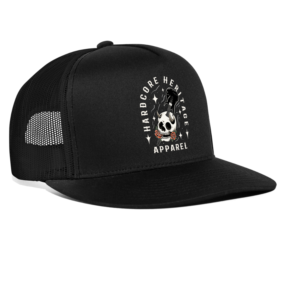 Hardcore Band Trucker Hat - black/black