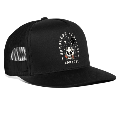 Hardcore Band Trucker Hat - black/black