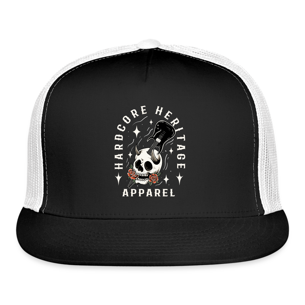 Hardcore Band Trucker Hat - black/white