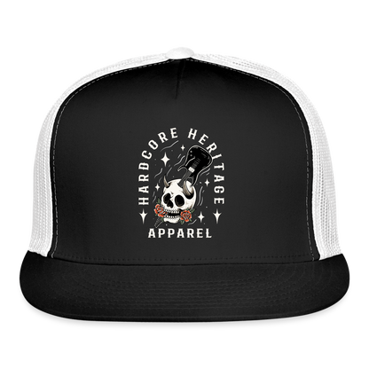 Hardcore Band Trucker Hat - black/white