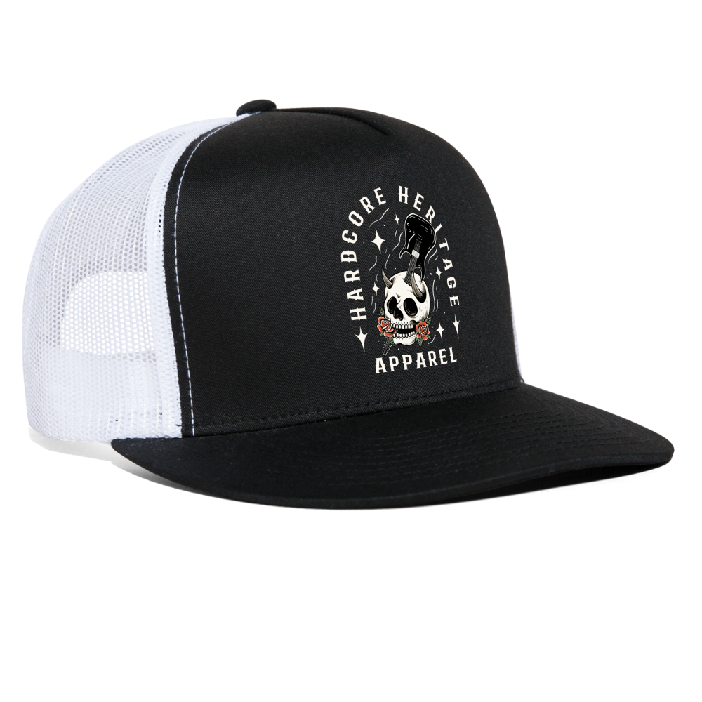 Hardcore Band Trucker Hat - black/white