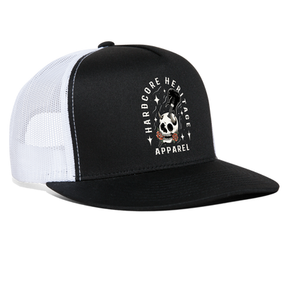 Hardcore Band Trucker Hat - black/white