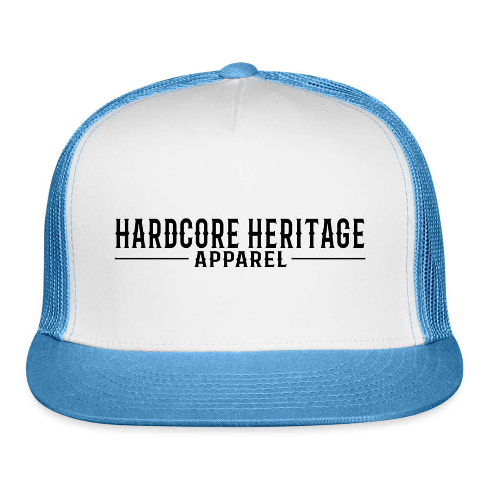 Traditional Logo Trucker Hat (Light) - white/blue