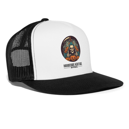 Jack-O-Reaper Trucker Hat - white/black