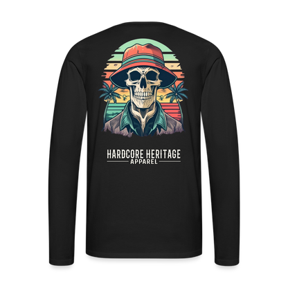 Another Day in Paradise Long Sleeve Tee - black