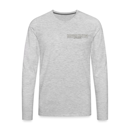 Another Day in Paradise Long Sleeve Tee - heather gray