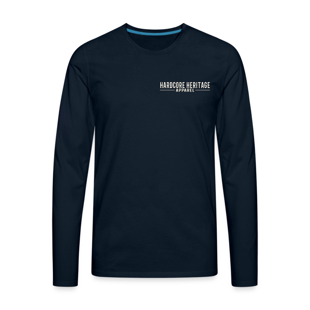 Another Day in Paradise Long Sleeve Tee - deep navy