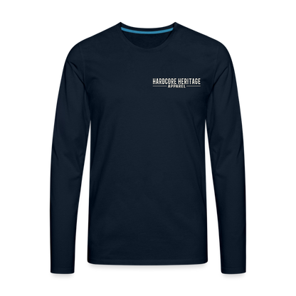 Another Day in Paradise Long Sleeve Tee - deep navy