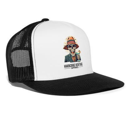 Happy Hour Trucker Hat - white/black