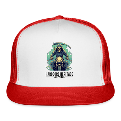 Reaper MC v2 Trucker Hat - white/red