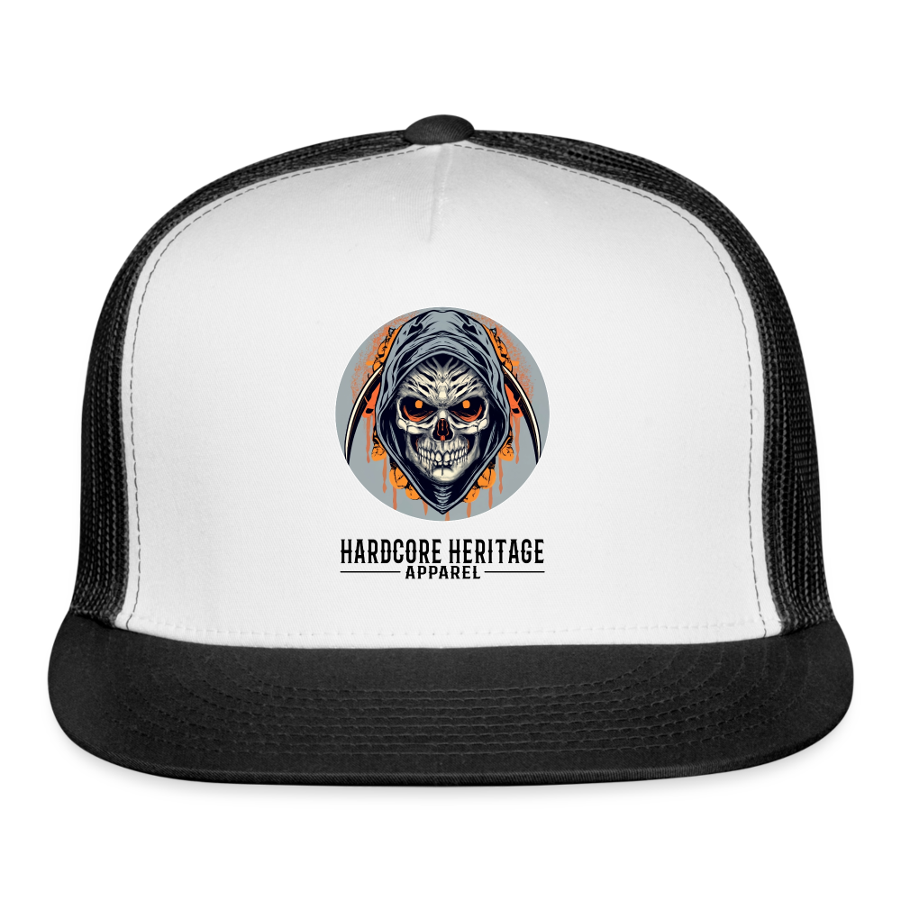 Soul Seeker Trucker Hat - white/black