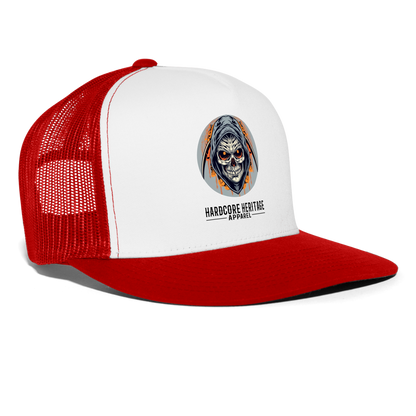 Soul Seeker Trucker Hat - white/red