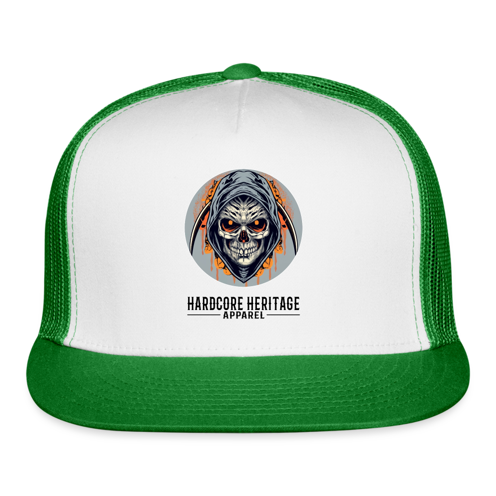 Soul Seeker Trucker Hat - white/kelly green