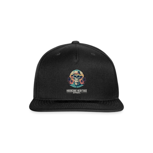 Island Retreat Snapback - black