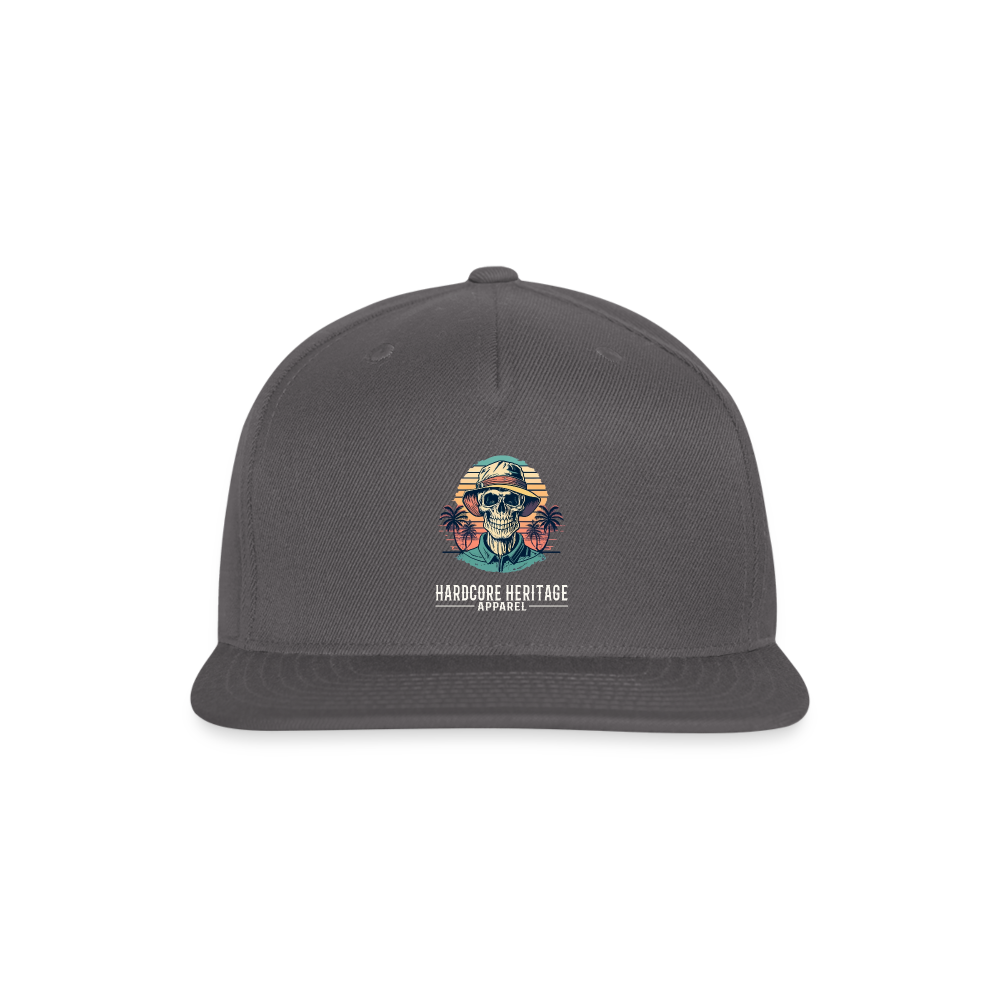 Island Retreat Snapback - dark grey