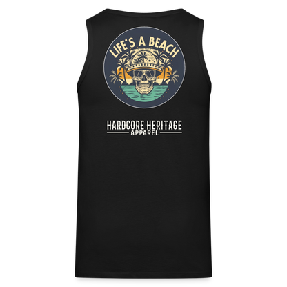 Life's a Beach Tank - black