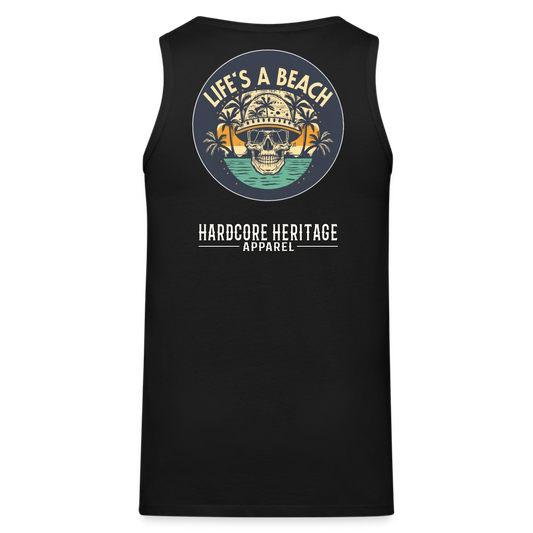 Life's a Beach Tank - black