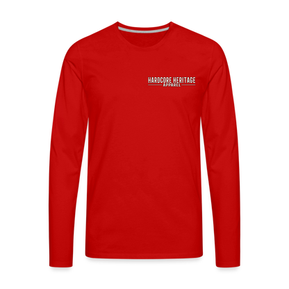 Life's a Beach v2 Long Sleeve Tee - red